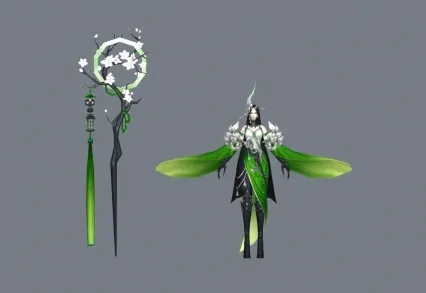 魔桃仙子  3d模型