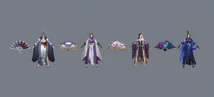 扇器四姐妹 模型
