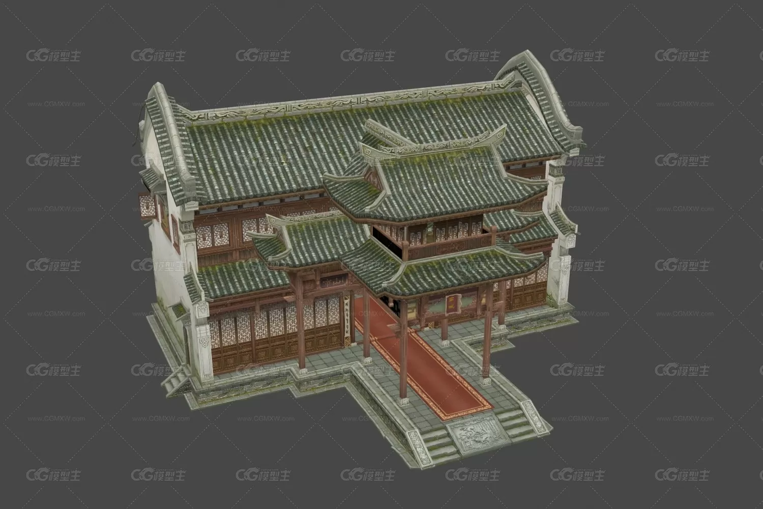 阁楼 建筑 3D模型-1