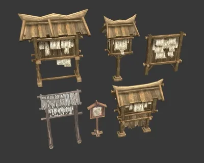 告示牌 3D模型