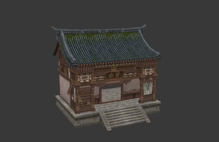 建筑 杂货铺 3D模型