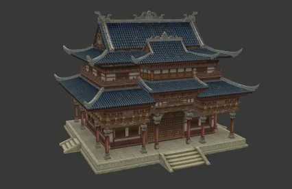 阁楼 房屋 建筑 3D模型