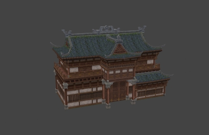 房屋 建筑 阁楼 3D模型