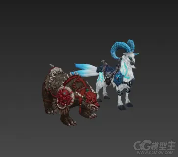 山羊坐骑个狗熊坐骑