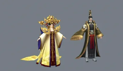 皇帝皇后模型