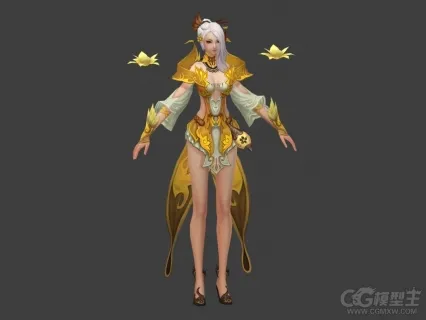 游戏美女模型