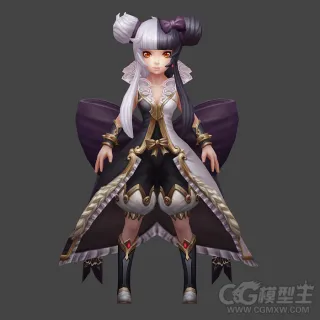 卡通女孩模型