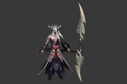 白骨刀 CG模型