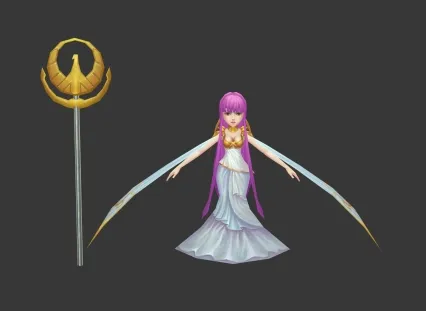 女护法 3d模型