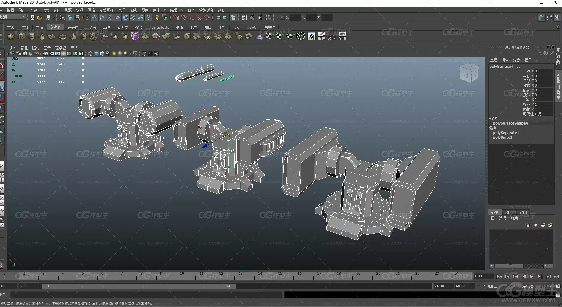 塔防3D模型-13