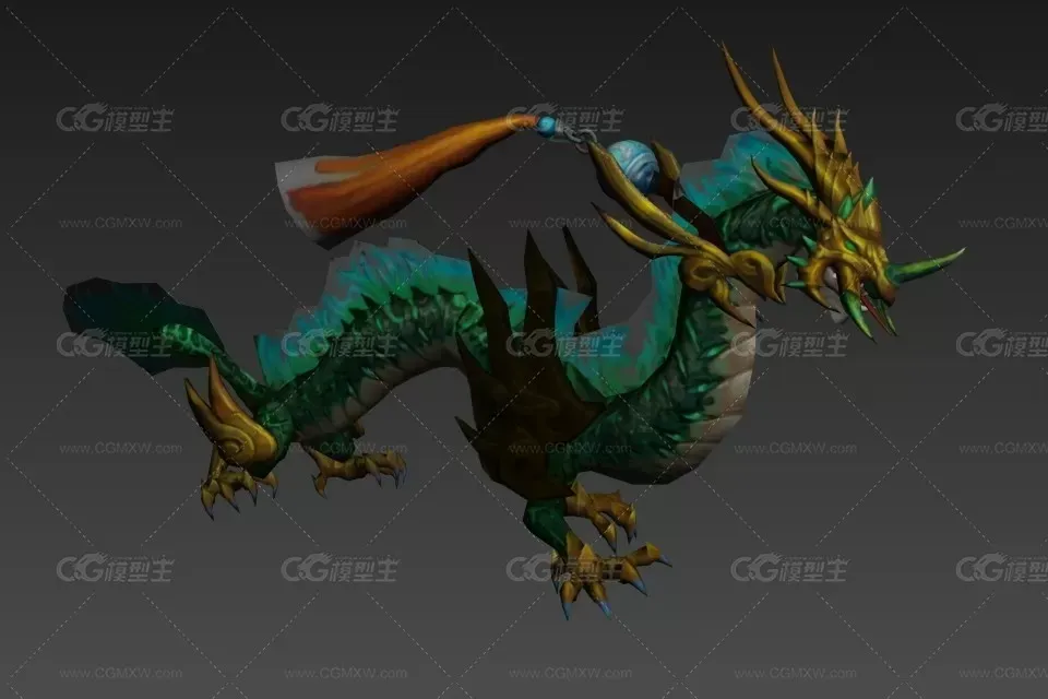 青龙之魂 cg模型-1