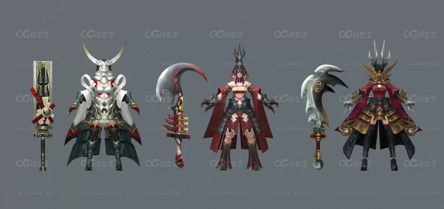 灵洞魔女 3d模型-1