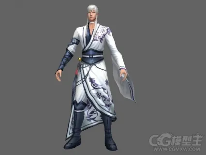 仙侠男人物3D模型