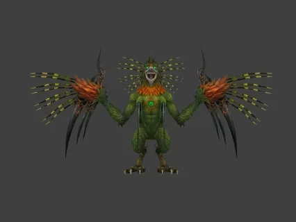 绿毛 怪物 3D模型