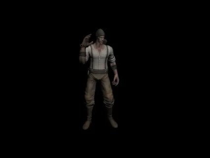 欧美游戏人物3D模型