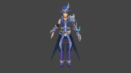 二次元 蓝帽小帅哥 3D模型