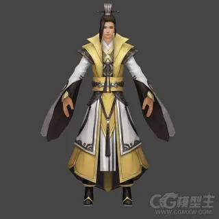 精品手绘3D角色模型