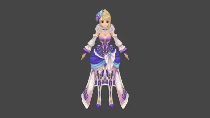 二次元 公主 美女 小姐姐 3D模型