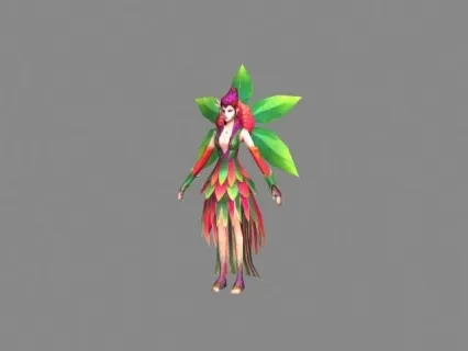 花魅守卫 CG模型