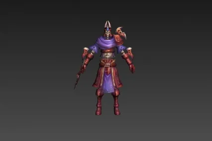 骷髅巫师 3D模型