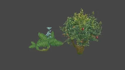 植物 果树 芭蕉 3D模型