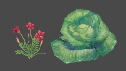 植物 花 菜 3D模型