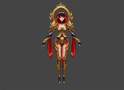 右将军 3d模型