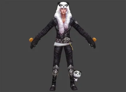 机车男 3d模型