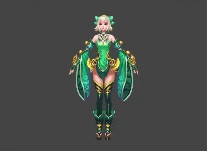 药王女 3d模型