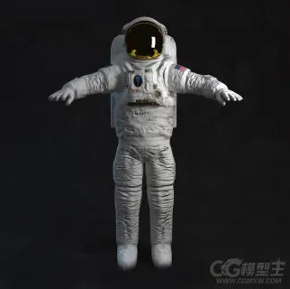 宇航员高精度3D模型