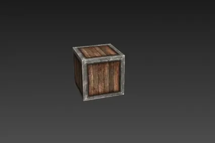 方木箱 3d模型