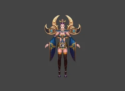 道姑 3d模型