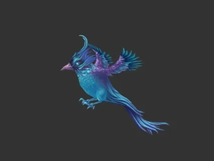 宠物鸟3D模型
