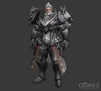 次时代男战士模型