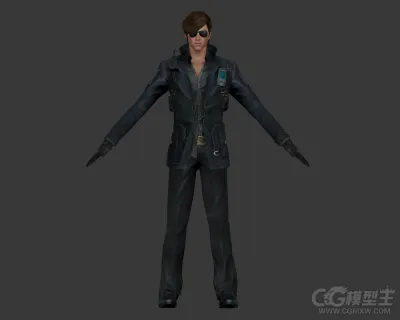 男特工3D模型