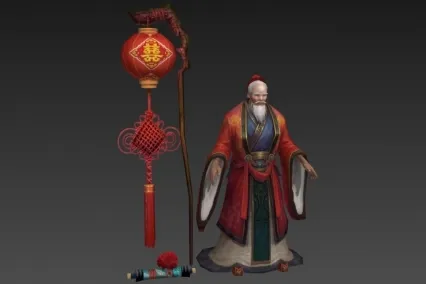 结婚月老 3D模型