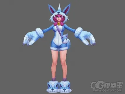 兔女郎3D模型