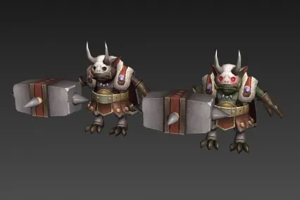 铁锤牛头甲士 3D模型免费下载