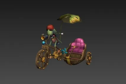 蚁力车 cg模型