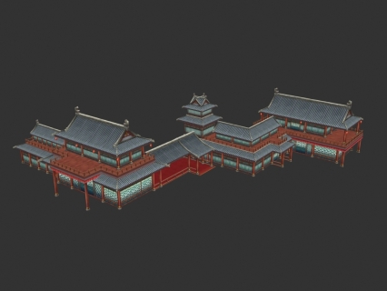 广场建筑3D模型