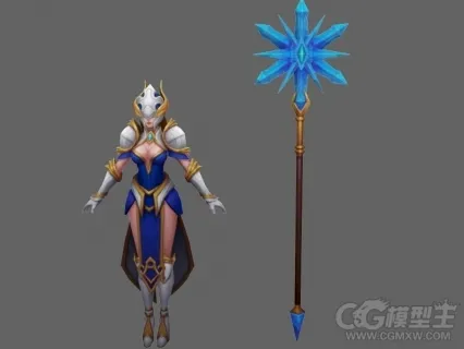 神魔游戏3D角色模型