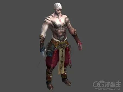 神魔男角色模型