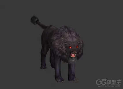 黑狮子 3D模型
