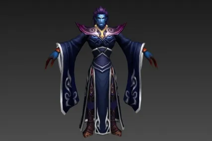 鬼族男法师 CG模型