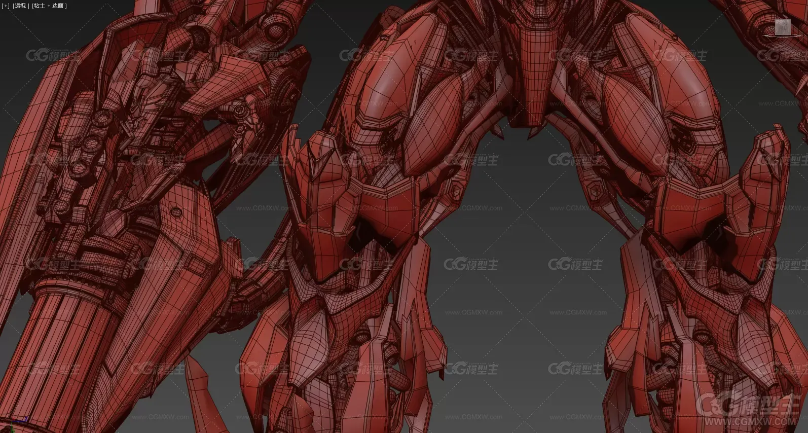 机械角色模型 变形金刚 机甲角色3D模型-2
