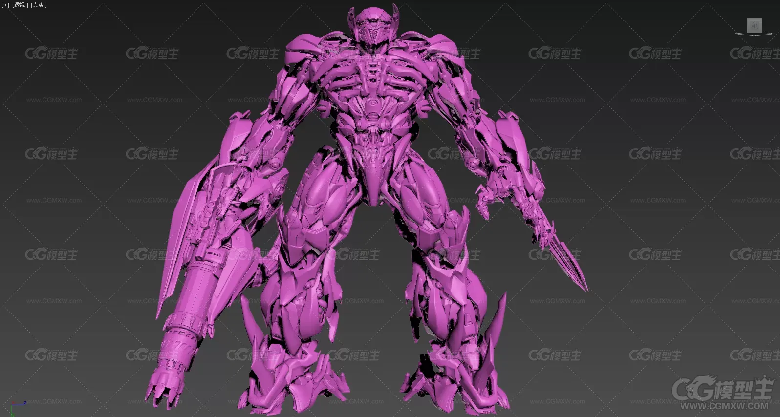 机械角色模型 变形金刚 机甲角色3D模型-4