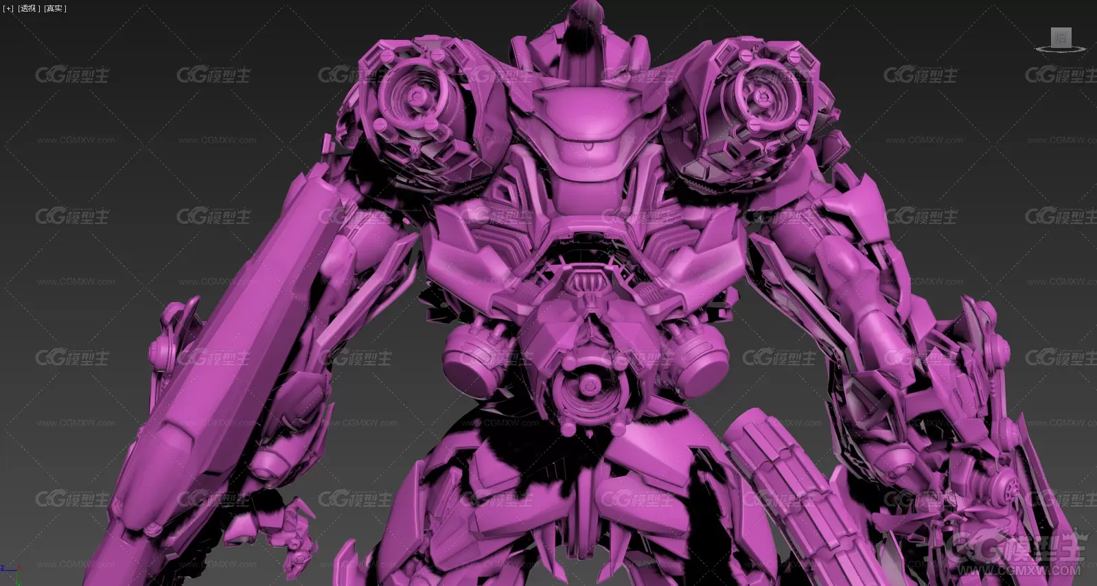 机械角色模型 变形金刚 机甲角色3D模型-7