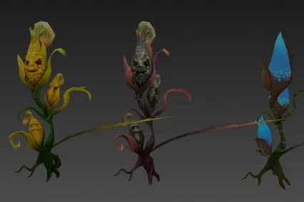 玉米怪 CG模型