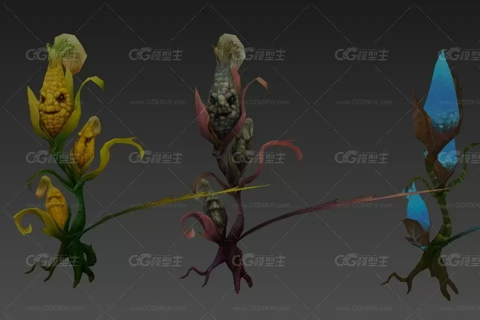 玉米怪 CG模型-1