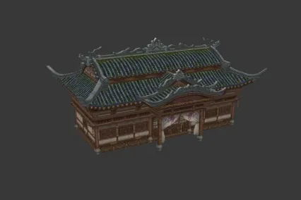 武侠 仙侠 建筑 房屋 3D模型